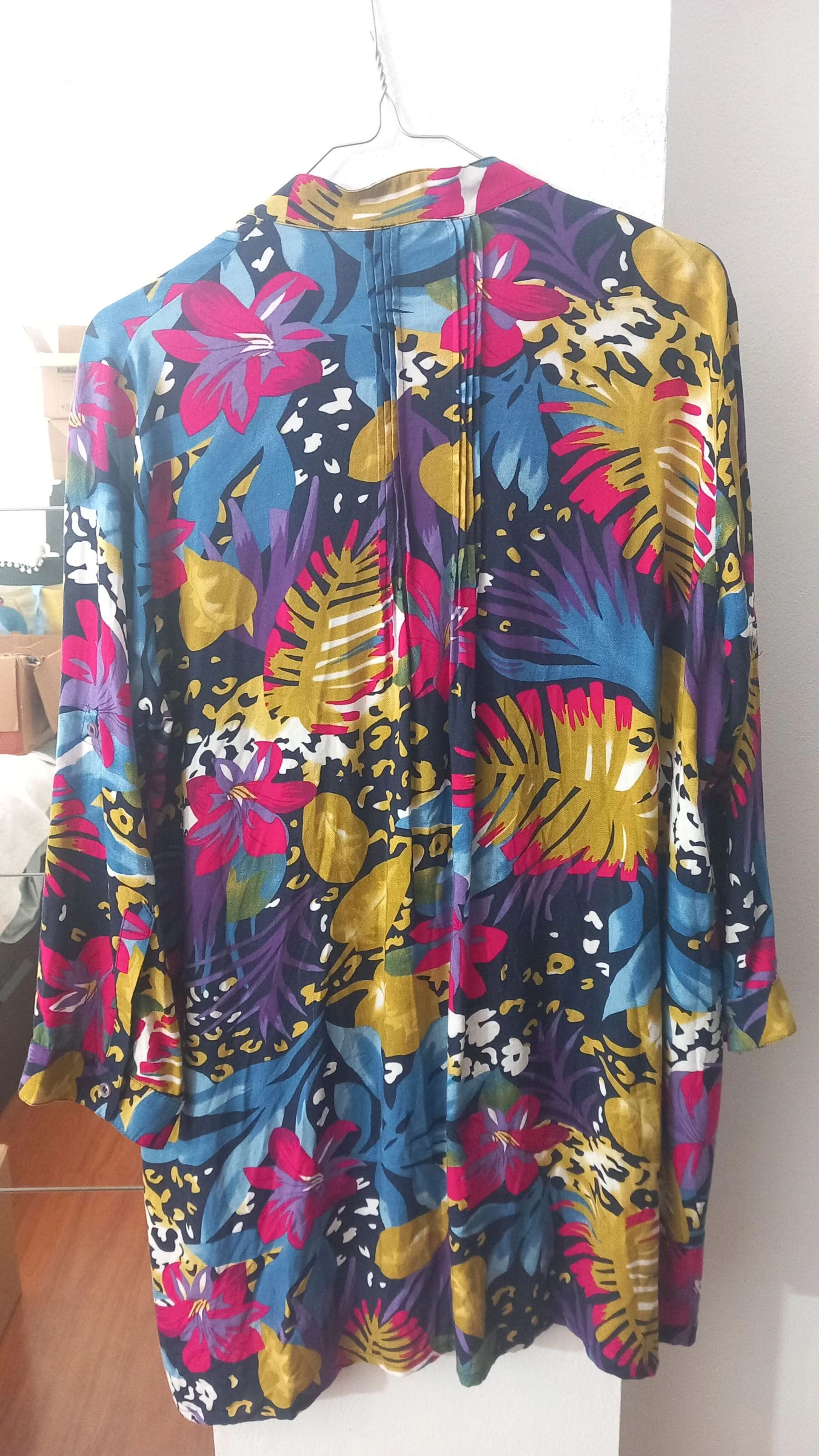 Túnica oversized floral, Anne Weyburn, tamanho M/L – photo 3